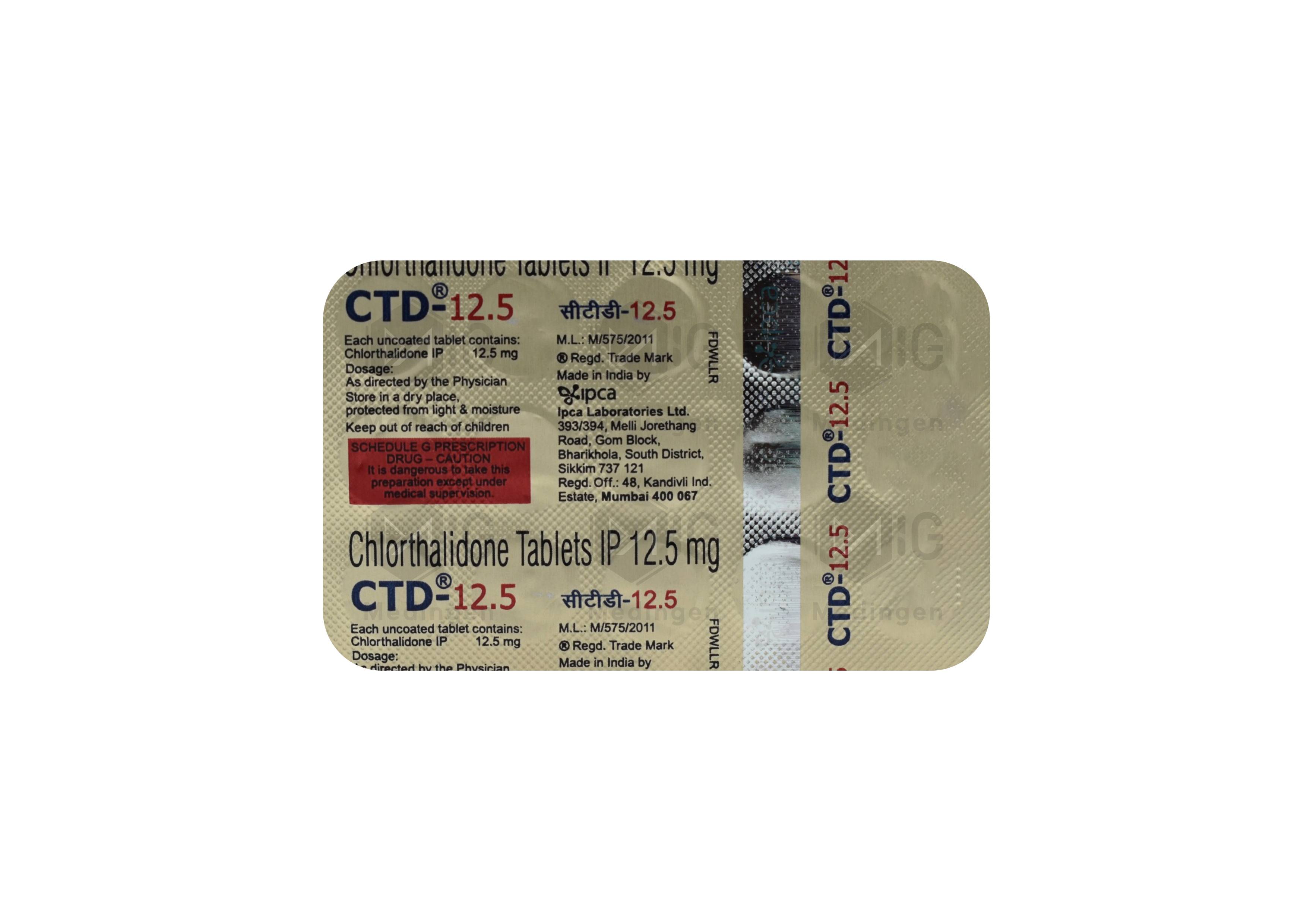 CTD 12.5MG